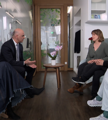 5. März Tag der Kranken 2023: Bundespräsident Alain Berset zu Besuch in der Lindenhofgruppe